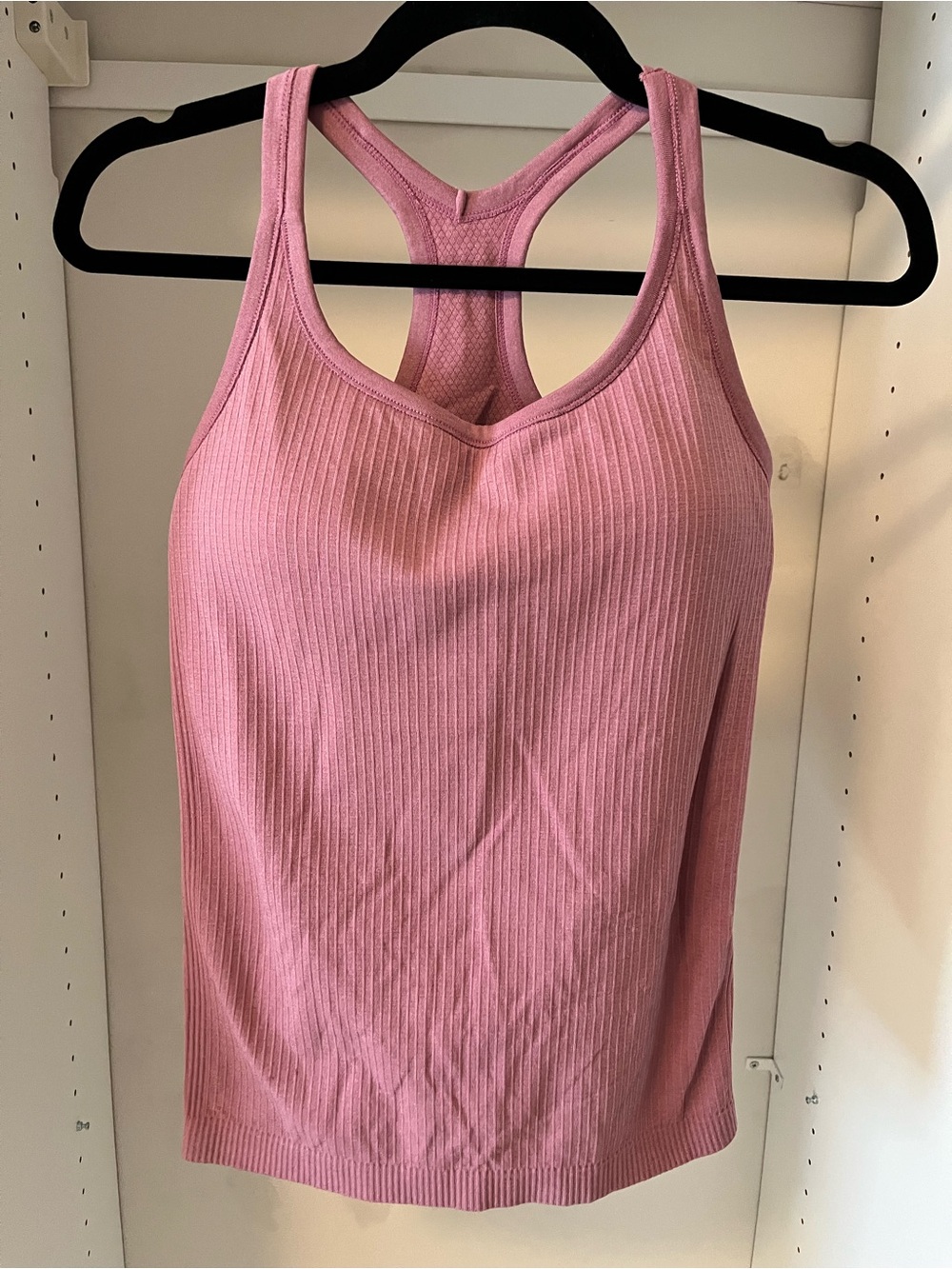 Women's Ribbed Racerback Tank Top - Pink